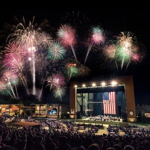 The Fourth of July Celebration on the River