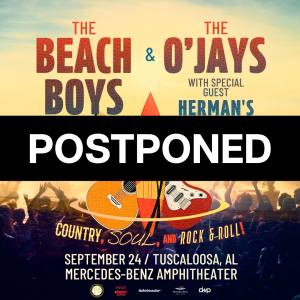 The Beach Boys with LoCash and The O’Jay’s with special guest Herman’s Hermits starring Peter Noone